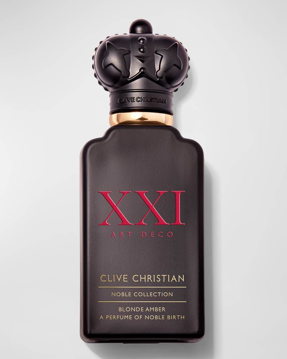 Noble Collection XXI Art Deco Blonde Amber Perfume, 1.7 oz.