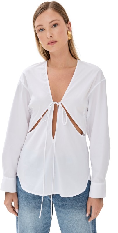 Christopher Esber Triquetra Cotton Shirt White