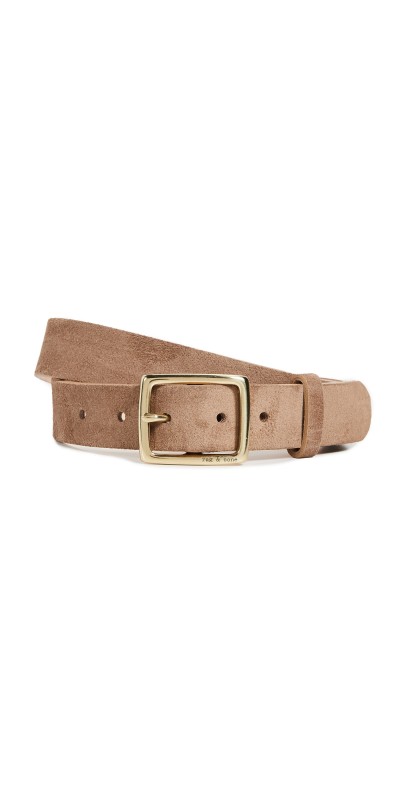 rag & bone Boyfriend Belt Camel