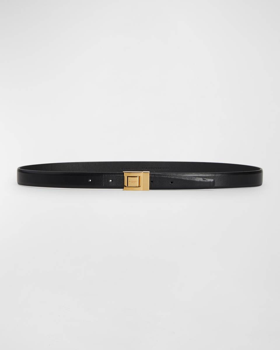 Turnlock Leather Belt