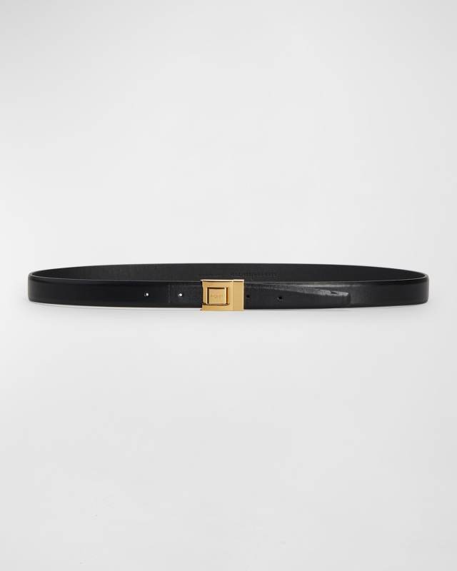 Turnlock Leather Belt