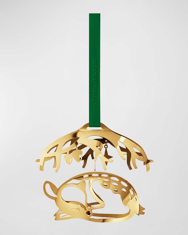 2023 18K Gold-Plated Sleeping Deer Mobile Christmas Ornament
