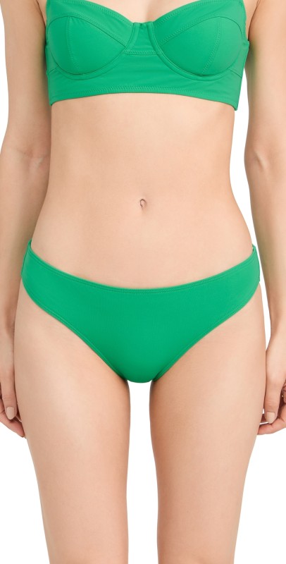 Ulla Johnson Dani Bikini Bottoms Emerald