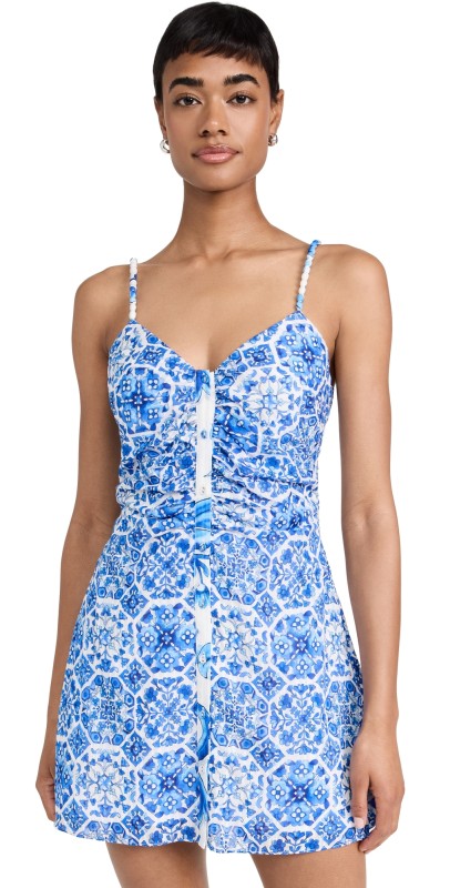 Ramy Brook Addie Dress Spring Navy Positano