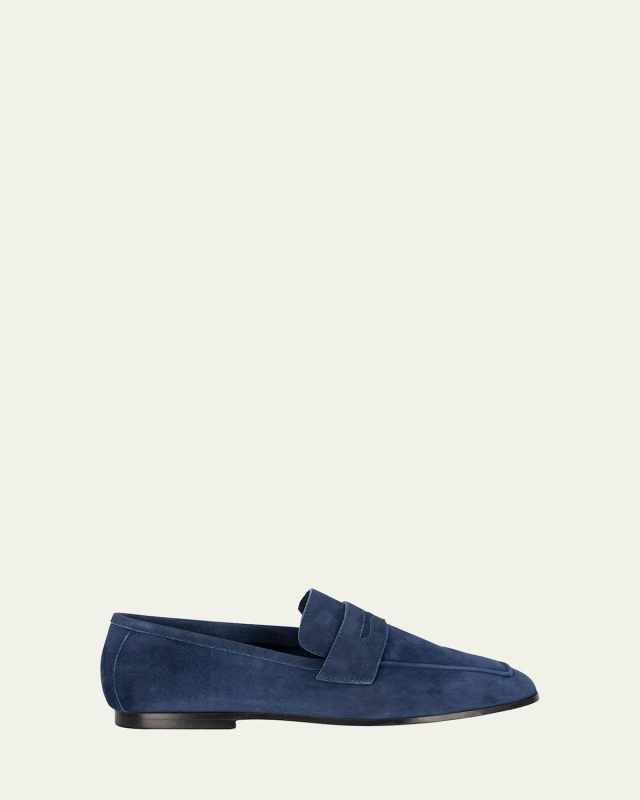 Essenziale Classic Suede Penny Loafers