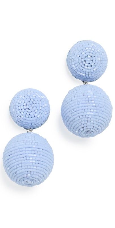 Deepa Gurnani Nica Earrings Powder Blue