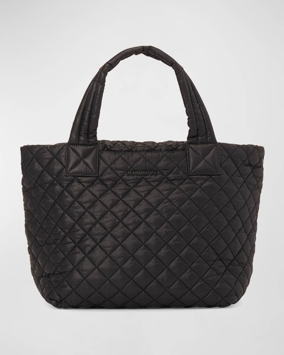 Metro Deluxe Small Quilted Nylon Tote Bag