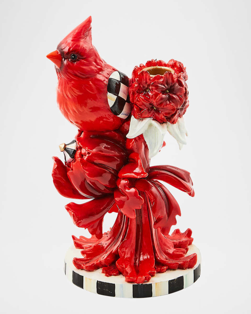 Cardinal Candle Holder