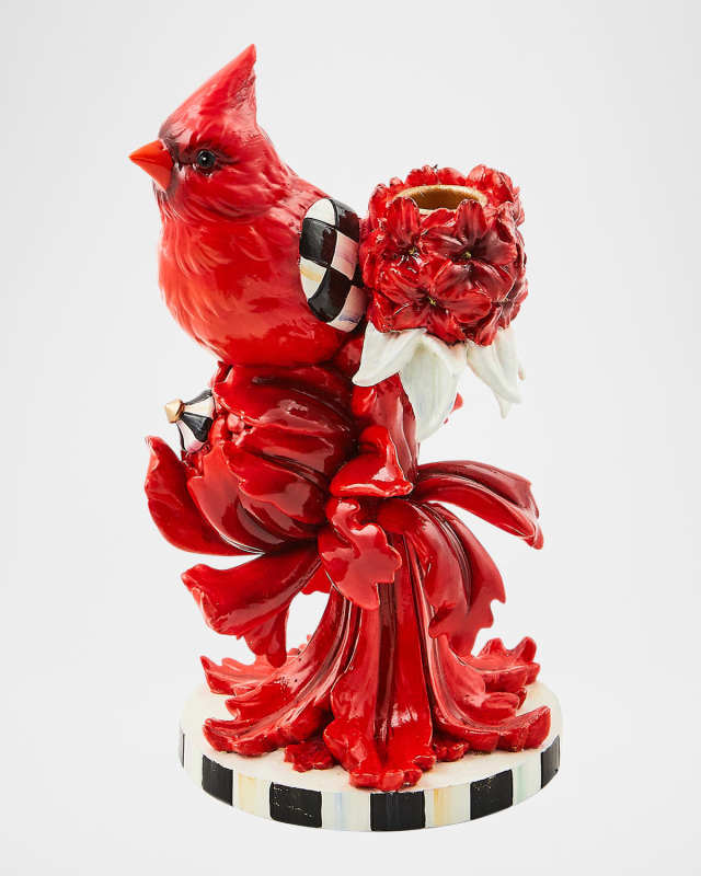 Cardinal Candle Holder