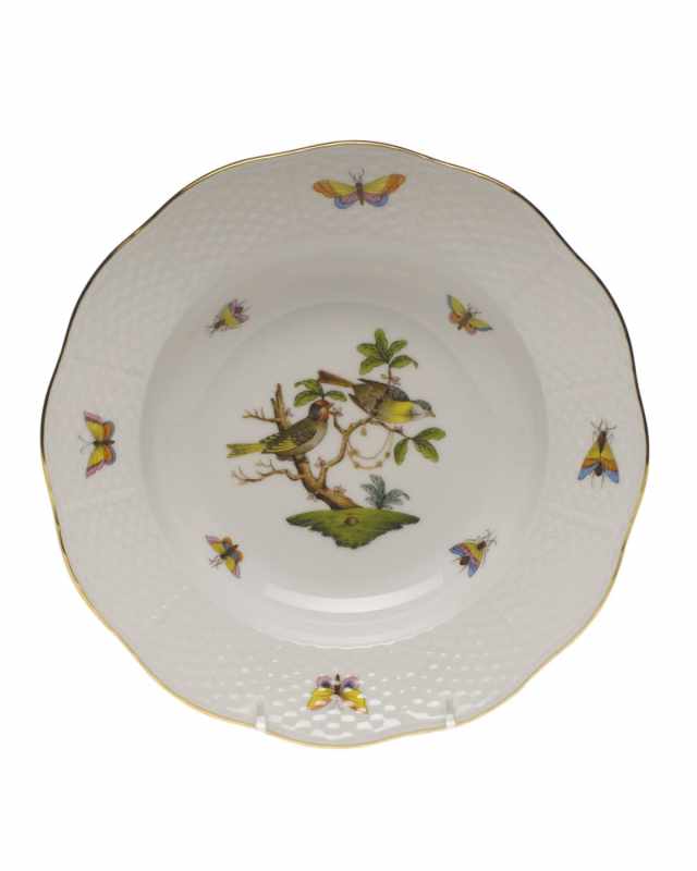 Rothschild Bird Motif 11 Rim Soup Plate