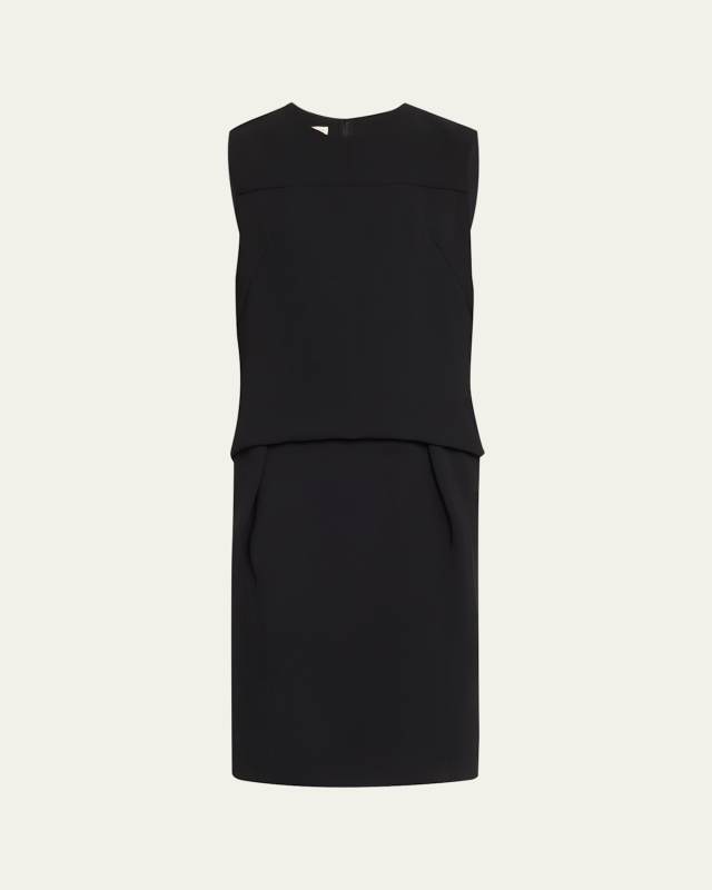 Dorenta Drop-Waist Sleeveless Midi Dress
