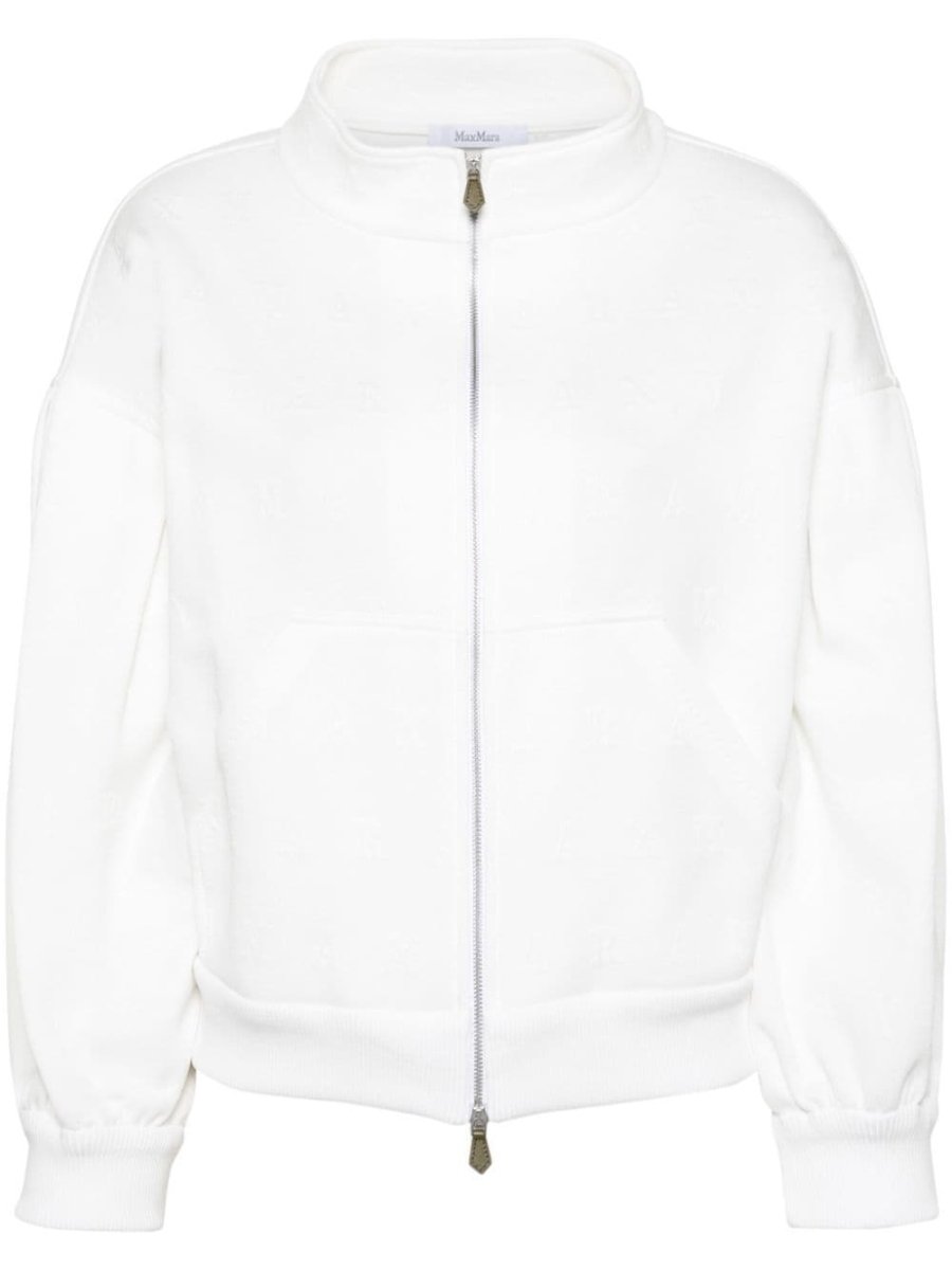 Gastone logo-jacquard jacket