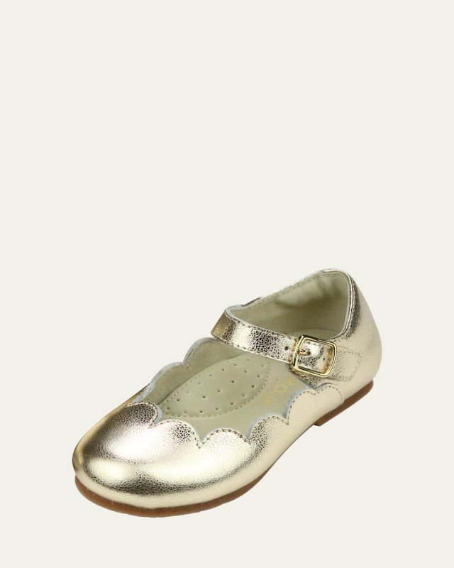 Girl's Sonia Scalloped Flats, Baby/Toddlers