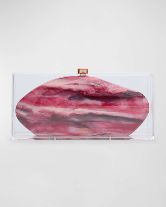 Annika Acrylic Clutch Bag