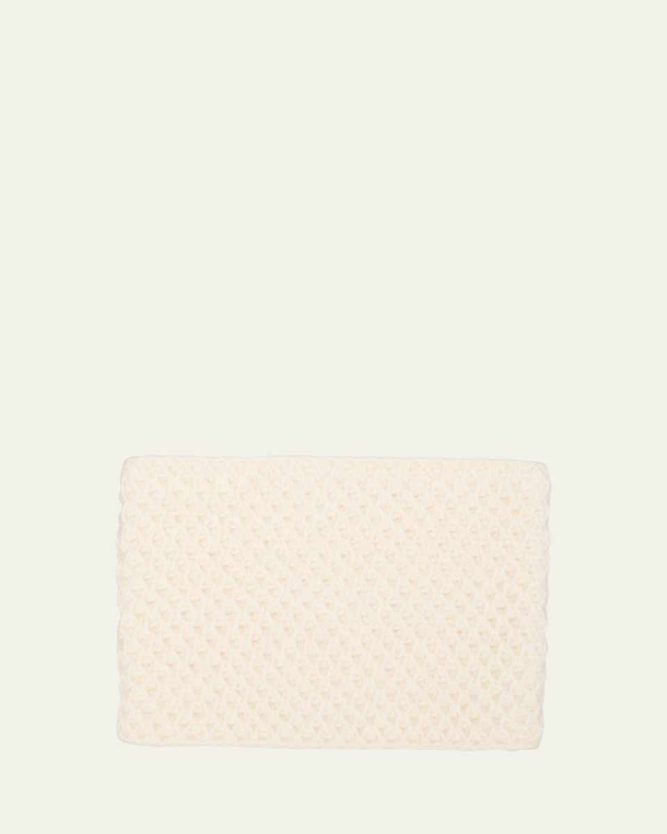 Cashmere Honeycomb Crochet Snood