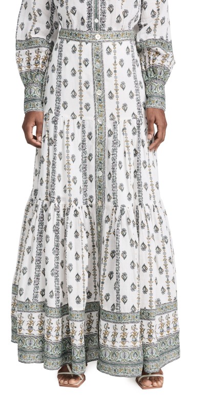 Veronica Beard Sundance Skirt Ivory Multi