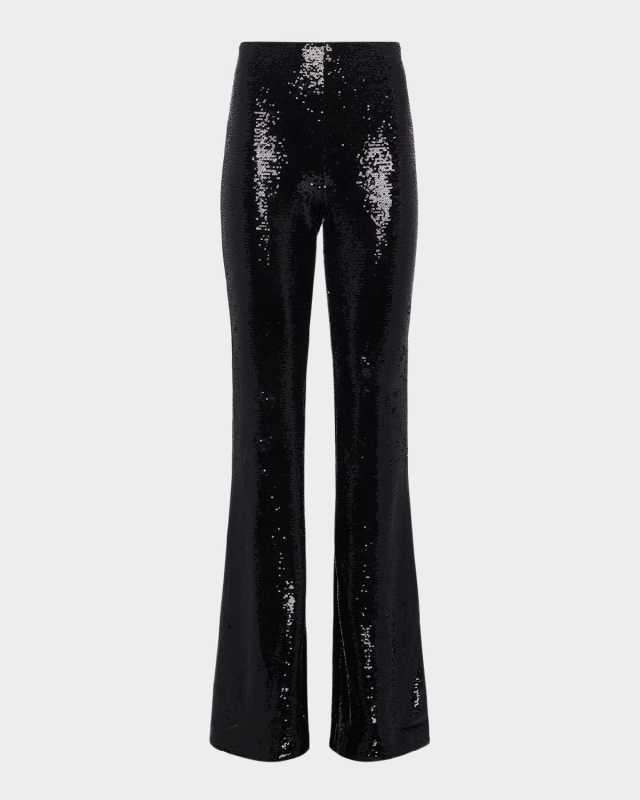 Honor Sequined Flare Pants