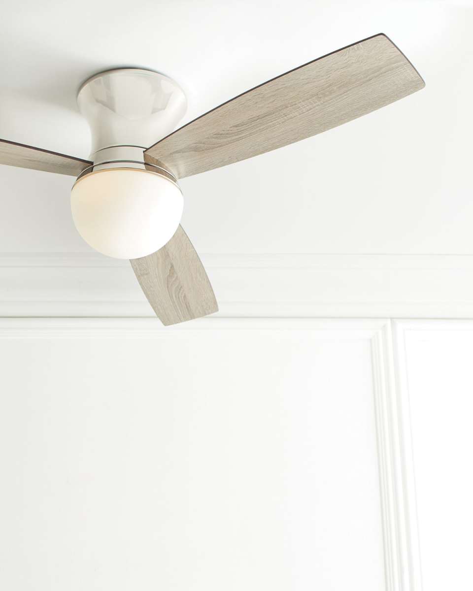 Daybreak 52" Flush Mount Wi-Fi Ceiling Fan with Light Kit