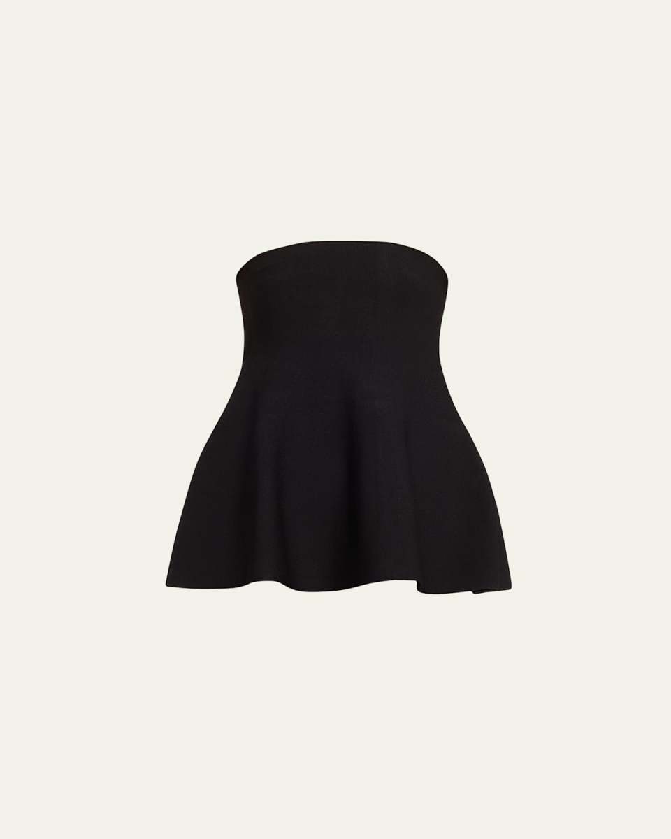 Ioanna Strapless Peplum Top