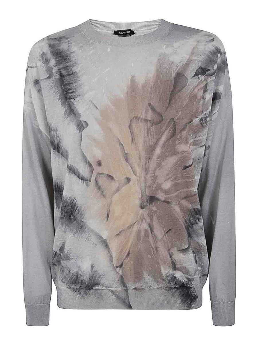 Avant Toi Pull Col Rond - Gris