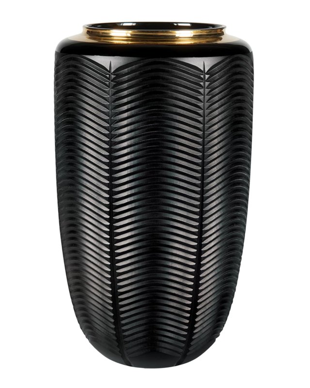 Jet Black Large Vase
