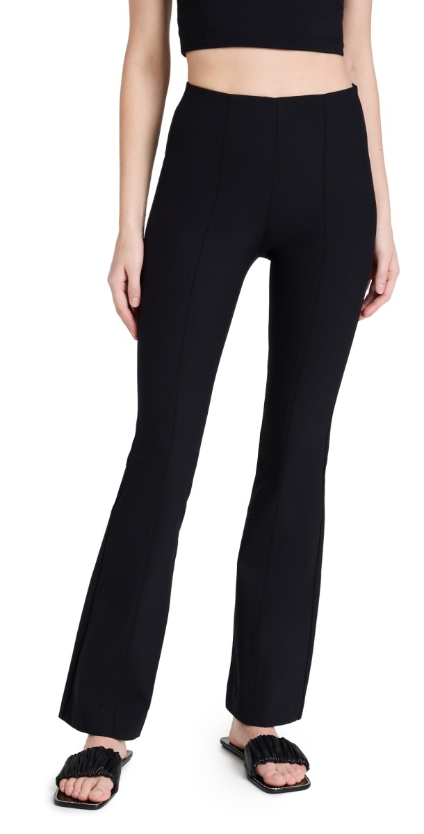 rag & bone ICON Simone Flare Trousers Black