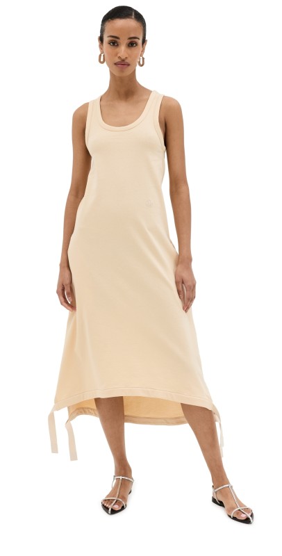Jil Sander Mid Length Tank Dress Agate