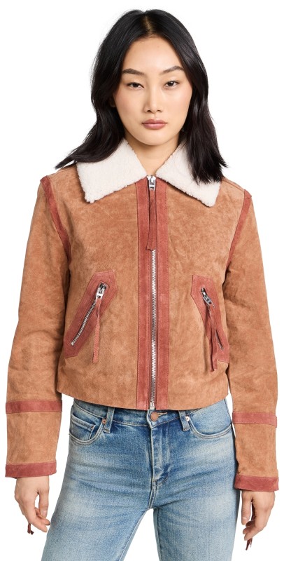 BLANKNYC Caramel Sauce Leather Jacket Caramel Sauce