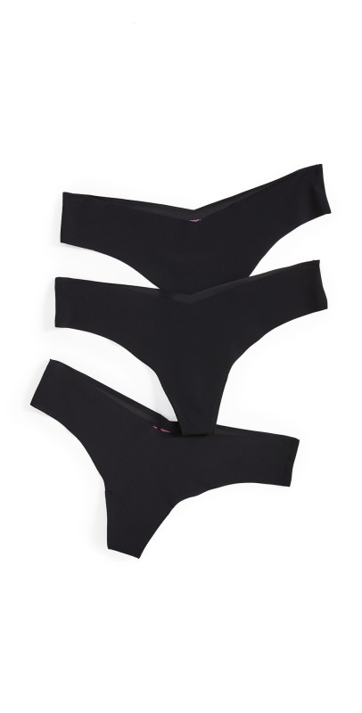 Commando Classic Thong 3-Pack Black/Black/Black