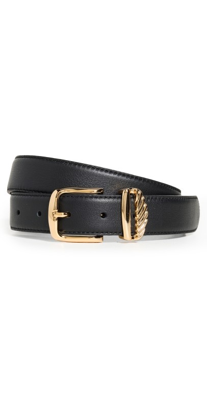 Aureum No. 3 French Rope Belt Black/Gold