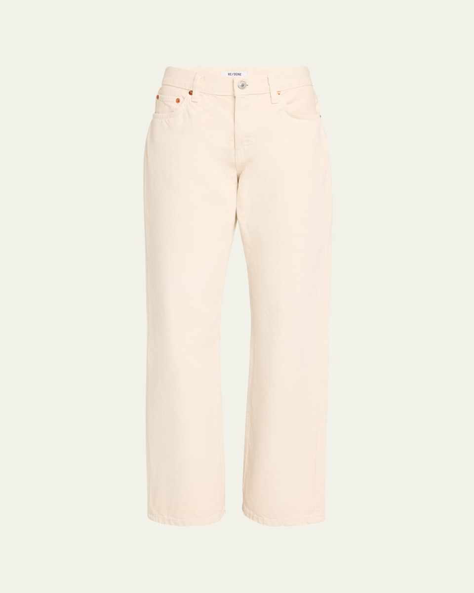 Easy Straight Crop Jeans
