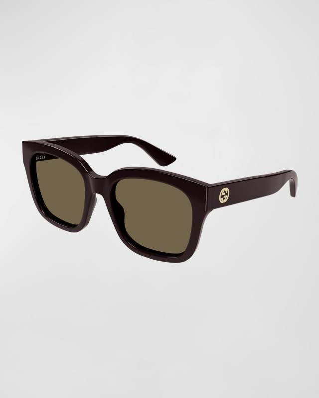Interlocking GG Acetate Cat-Eye Sunglasses