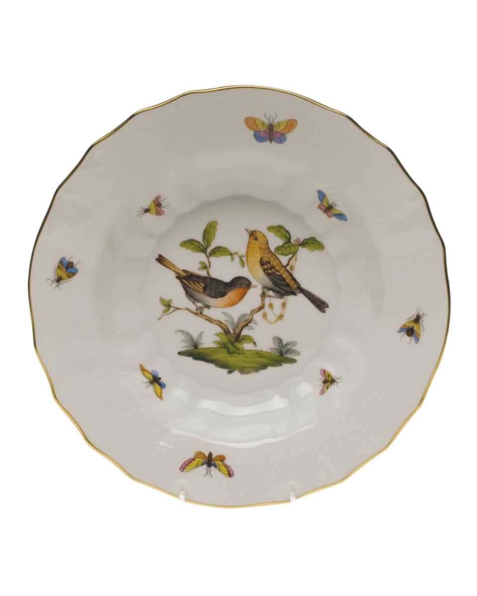 Rothschild Bird Motif 9 Rim Soup Bowl