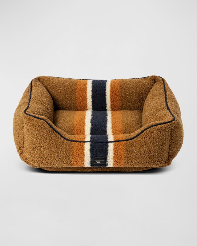 30" Striped Sherpa Pet Kuddle B