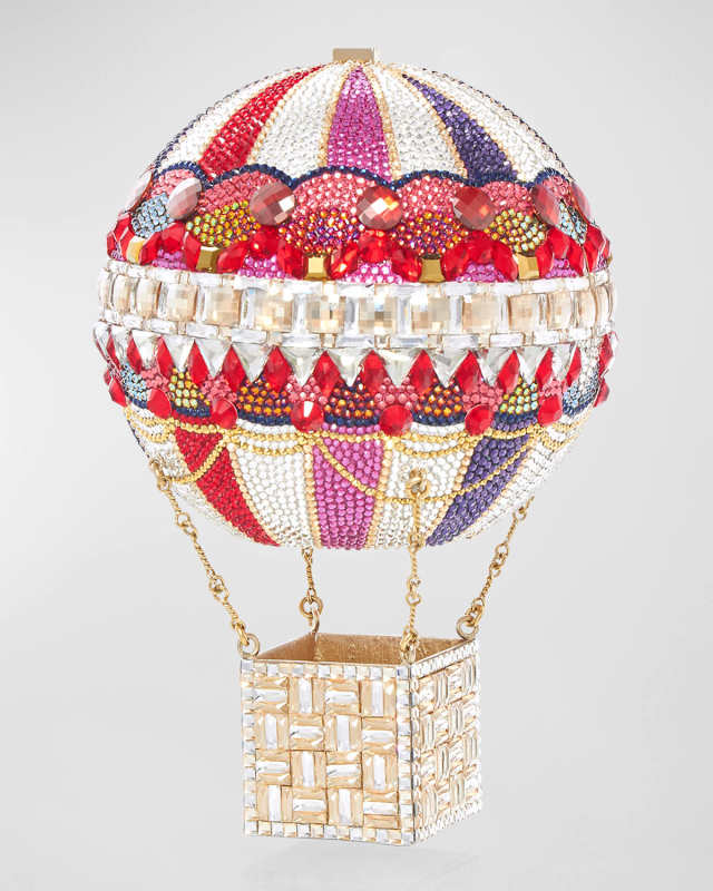 Savannah Hot Air Ballon Crystal Minaudiere