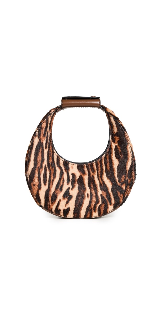 STAUD Good Night Moon Bag Lady Leopard/Cacao