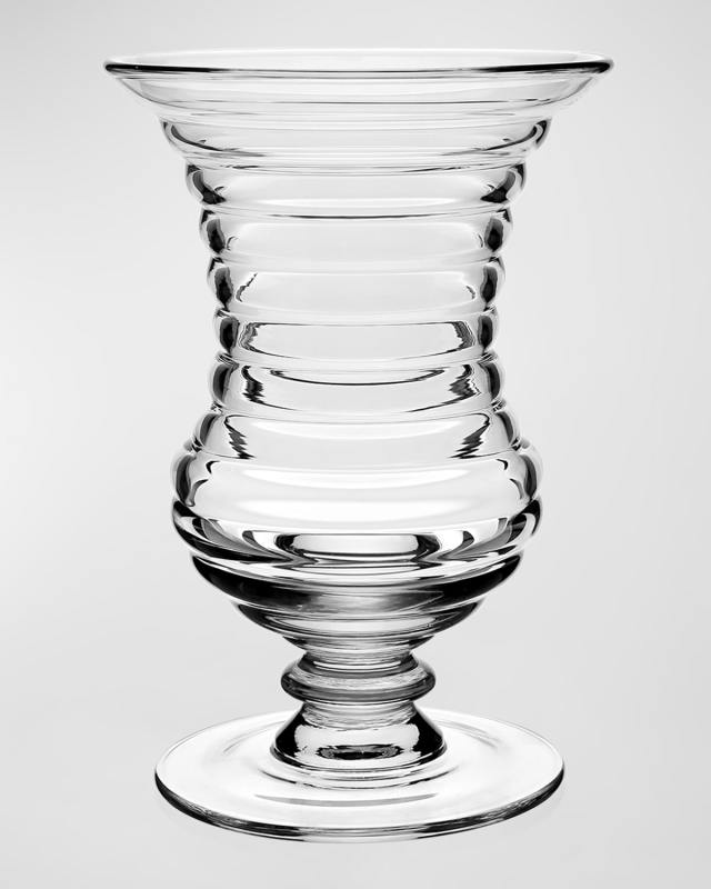 Ripples Footed Vase, 11"