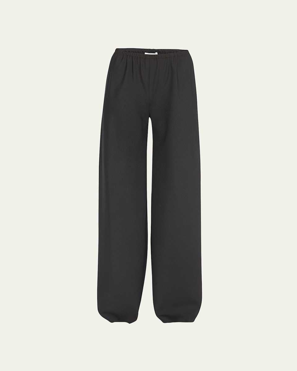 Gala Straight-Leg Wool Pants