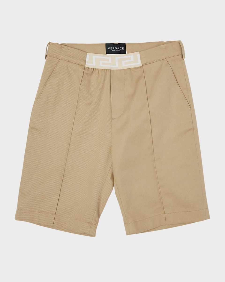 Boy's Cotton Gabardine Shorts, Size 4-6