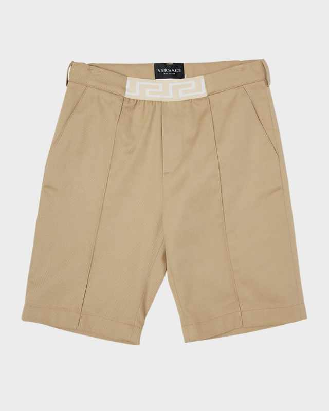 Boy's Cotton Gabardine Shorts, Size 4-6