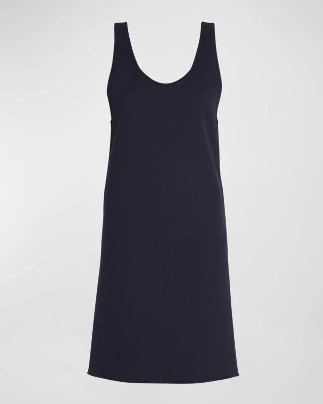 Bumi Scoop-Neck Sleeveless Button-Vented Dress