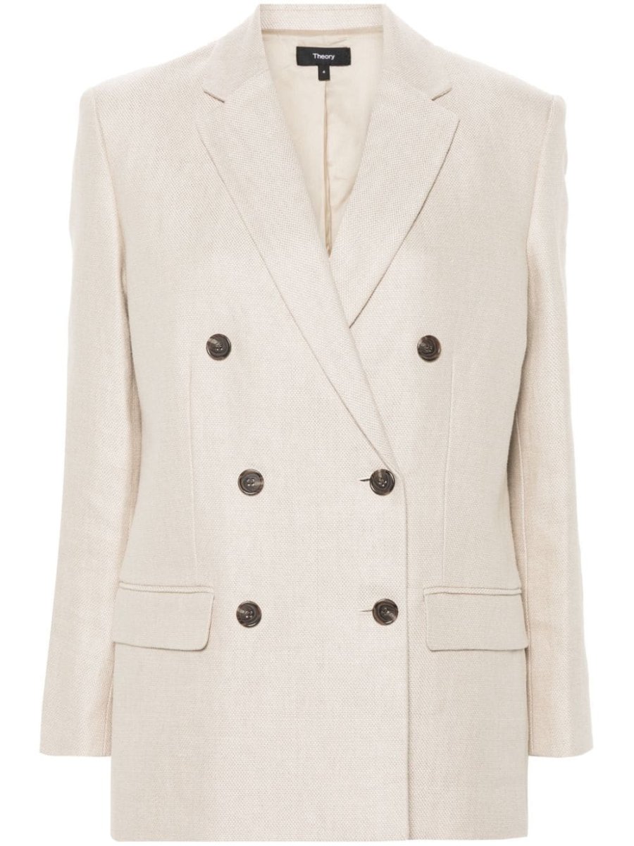 double-breasted blazer