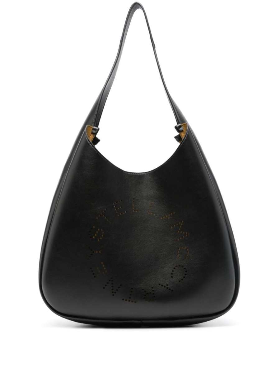 cut-out logo tote bag