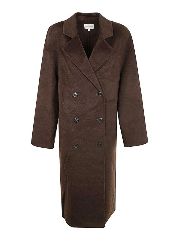 Loulou Studio Manteau Court - Marron