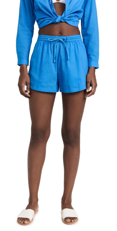 Playa Lucila Cotton Shorts Blue