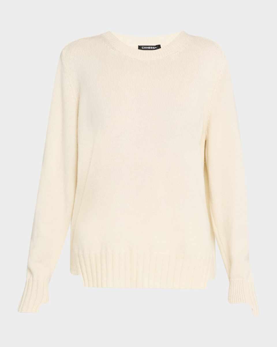 Alasia Crewneck Cashmere Sweater