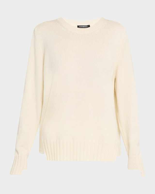 Alasia Crewneck Cashmere Sweater