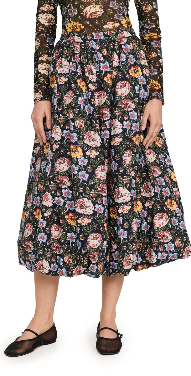 RHODE Cassandra Skirt Blossoming Canopy