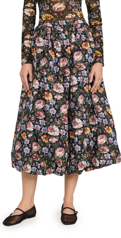 RHODE Cassandra Skirt Blossoming Canopy