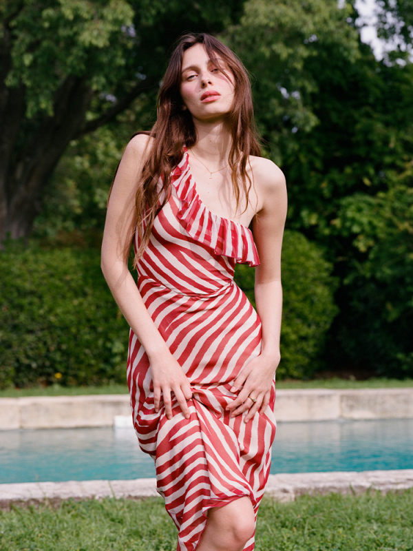 Realisation Par The Theodora Dress in Candy Stripe